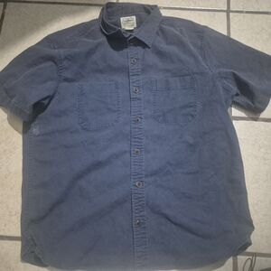 L.L. Bean Men's Navy Button Down Shirt